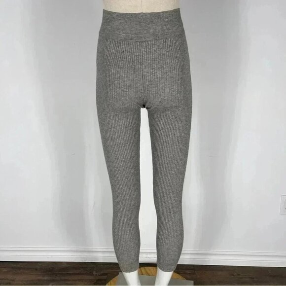 🌟OKAKIE  ribbed cropped leggings L - Picture 2 of 11